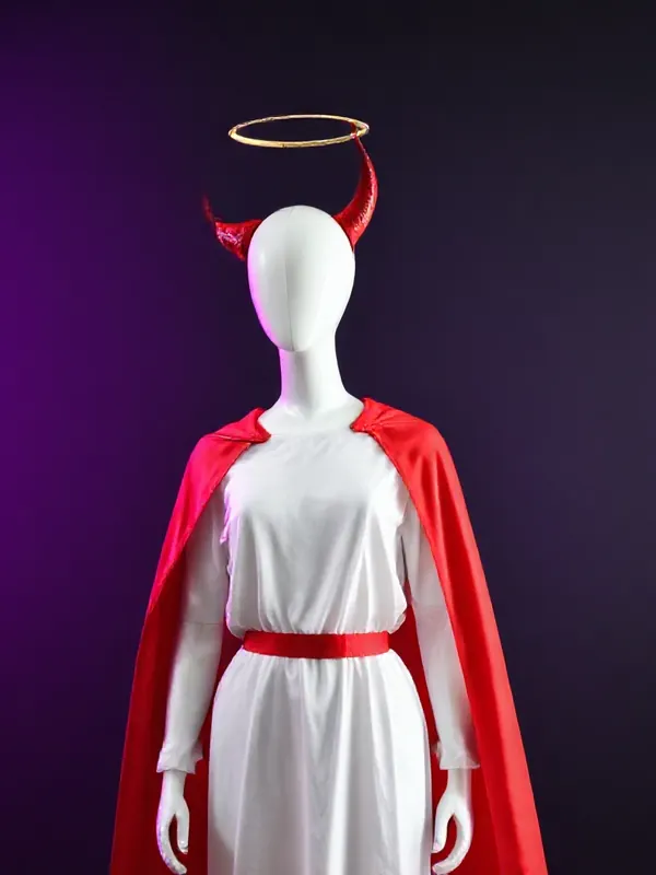 DIY Angel + Soft Devil Pair costume preview