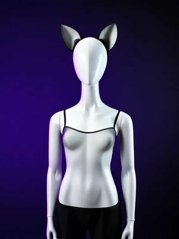 DIY Black Cat Ears costume preview