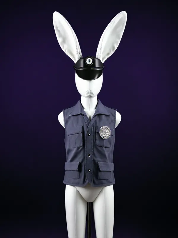 DIY City Rabbit Cop costume preview