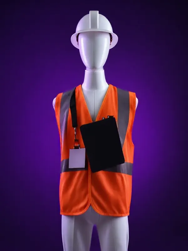 DIY Construction Safety Vest costume preview