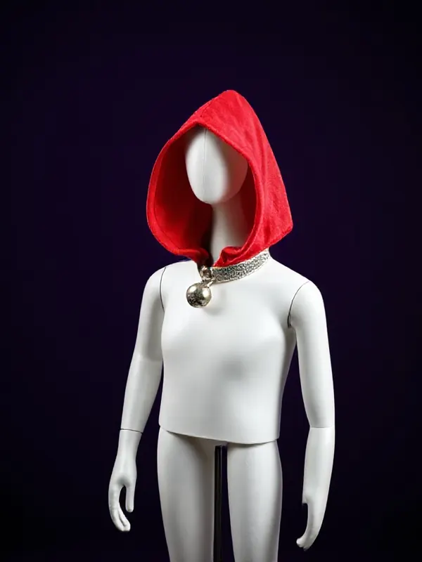 DIY Green-Red Disco Hound costume preview