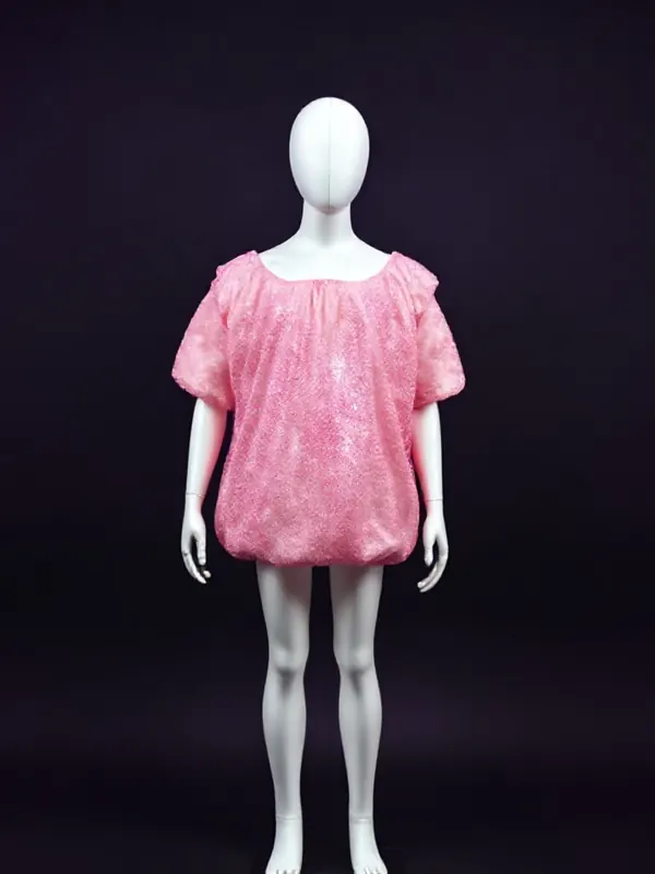 DIY Pink Glitter Soft Blob costume preview