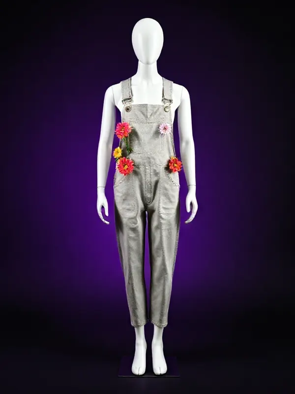 DIY Florist Overalls costume preview