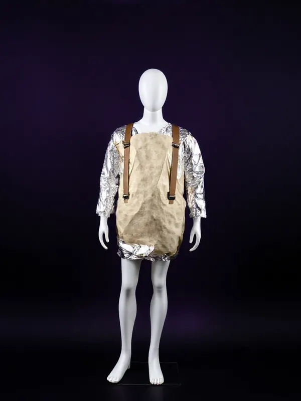 DIY Foil Baked Potato costume preview