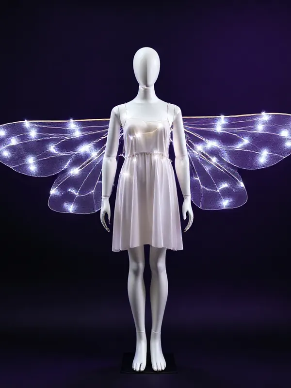 DIY LED Fairy Wings costume preview