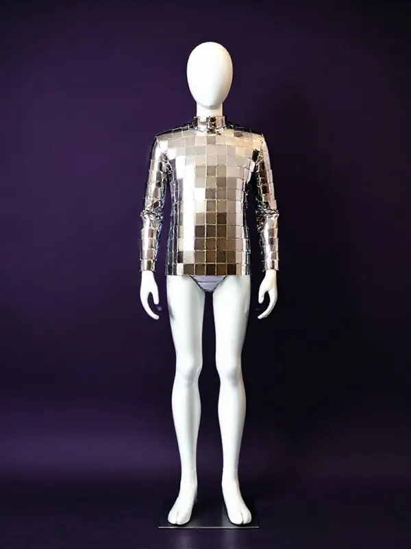 DIY Mirrorball Human costume preview