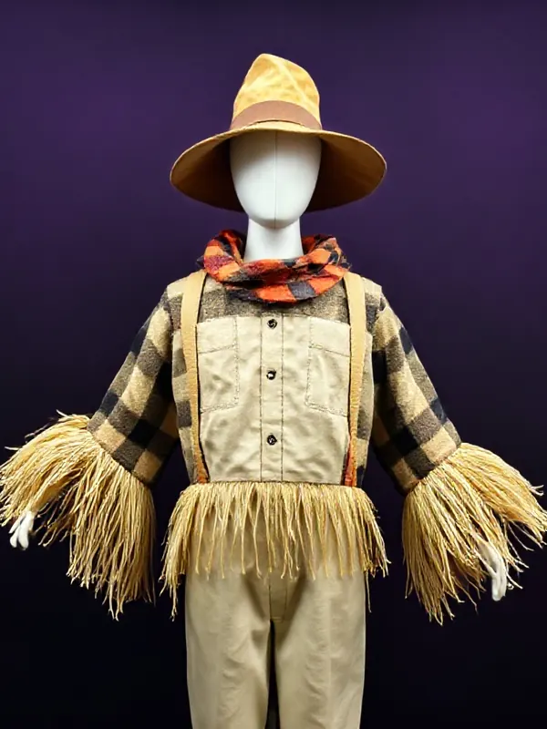 DIY Patchwork Scarecrow costume preview