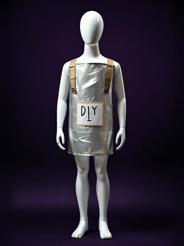 DIY Silver Soda Can costume preview