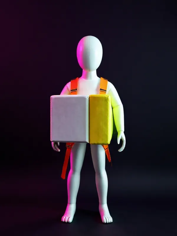 DIY Squish Stress Cube costume preview