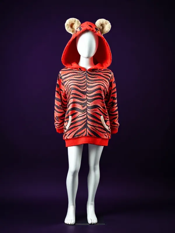 DIY Red Zebra + Soft Bear Pair costume preview